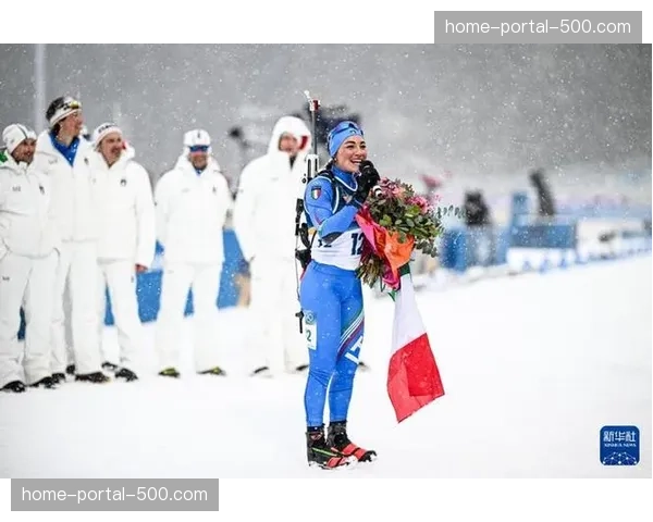 米兰-科尔蒂纳冬奥会女子冬季两项接力法国队朱莉娅·西蒙锁定胜局